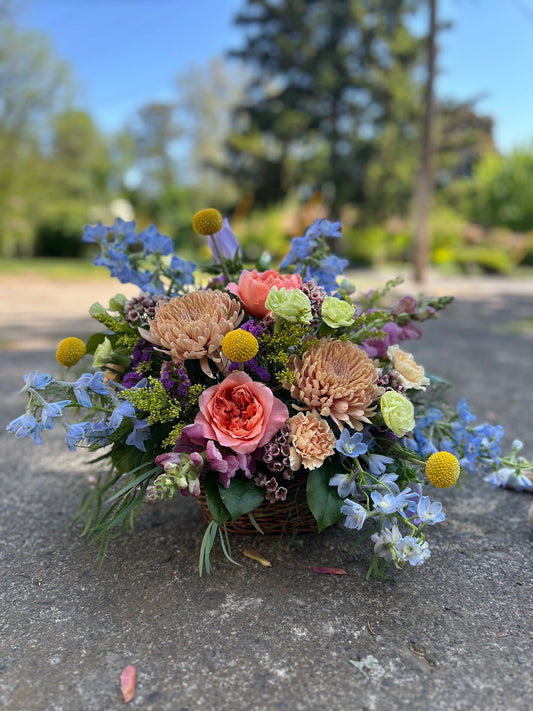 Basket Arrangement — Local Blooms By Jo